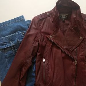 Lucky Brand Authentic Moto Leather Jacket